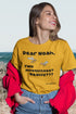 "Dear Noah Two Mosquitoes? Really???" Relaxed Fit T-shirt